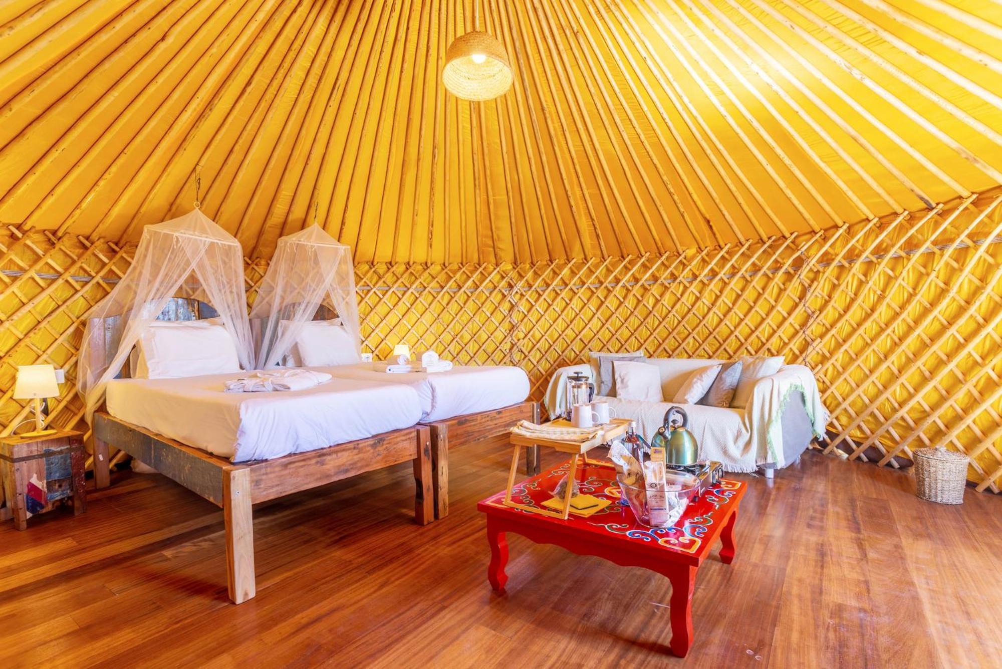 Eco Village Finca De Arrieta - Yurts And Stone Cottages - Shared Pool - Walking Distance To Arrieta Beach Tabayesco Extérieur photo