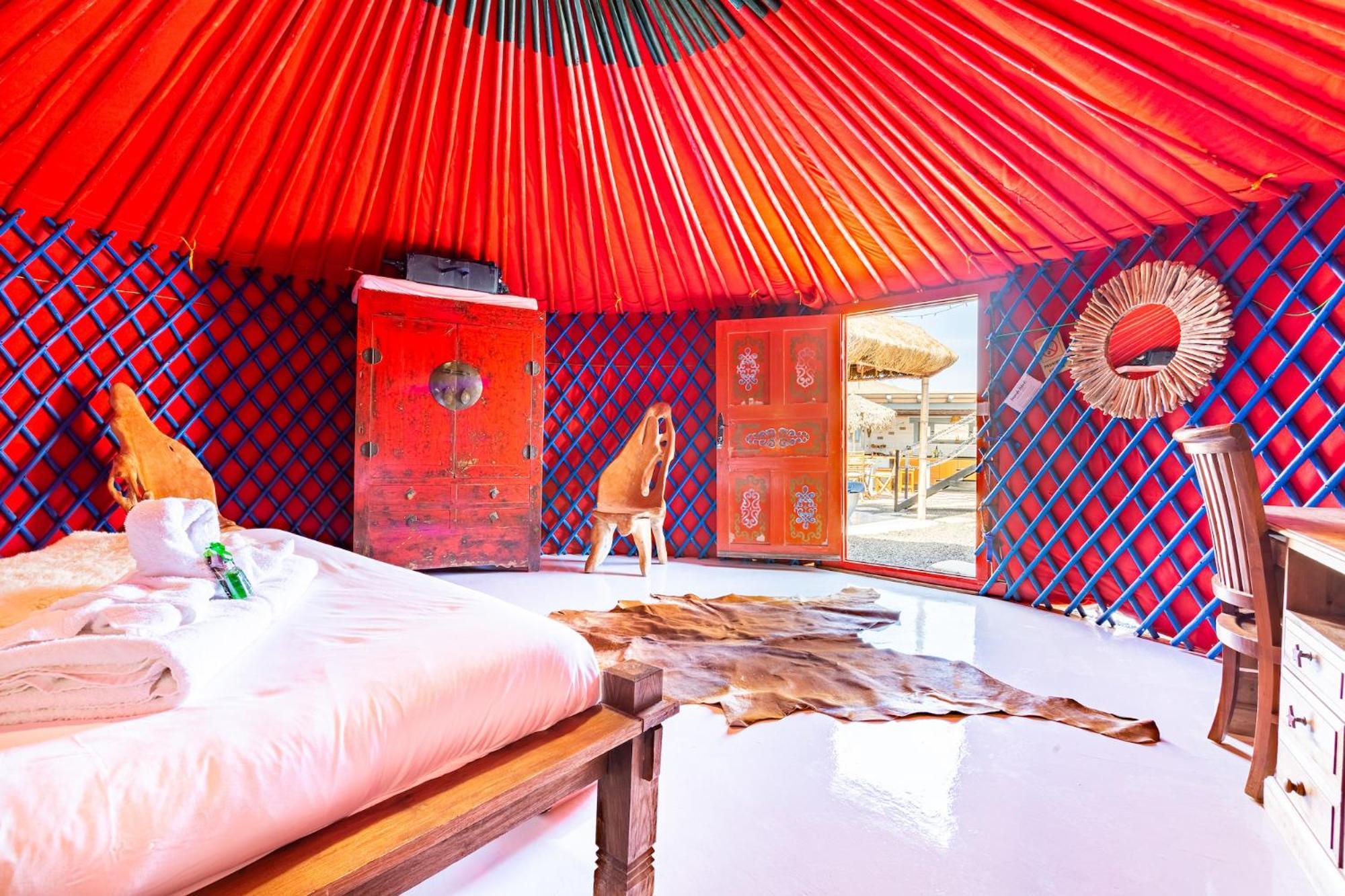 Eco Village Finca De Arrieta - Yurts And Stone Cottages - Shared Pool - Walking Distance To Arrieta Beach Tabayesco Extérieur photo